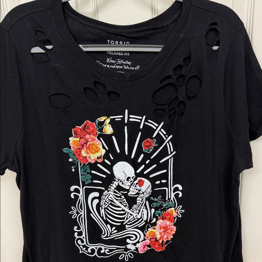 Torrid Deconstructed Vintage Forever Collage Tee: 1 - Picture 2 of 4